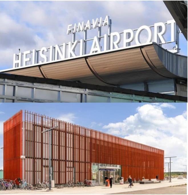 New Studio Blue Near Helsinki Airport In Kivistoe Vanda Exteriör bild